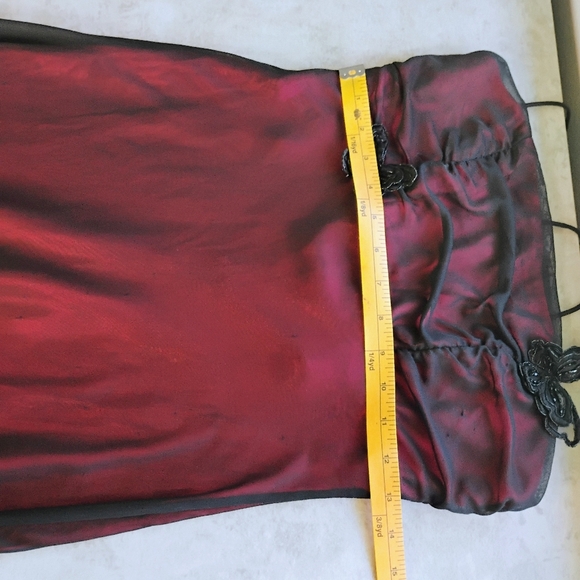 Vintage Zum Zum Prom Dress Maxi Gown Juniors 9 Whimsigoth Butterfly 90s Goth - Picture 16 of 16